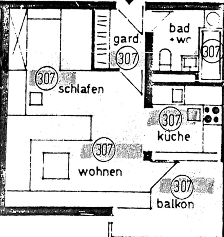 1 Zimmer Wohnung mit 40 m² in Schwäbisch Gmünd – Bild 1