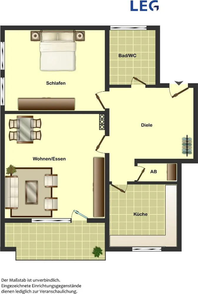 2 Zimmer Wohnung mit 63 m² in Münster – Bild 5