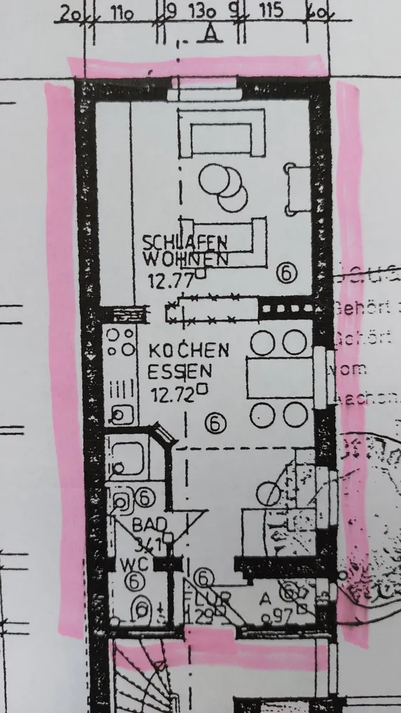 1 Zimmer Wohnung mit 32 m² in Aachen – Bild 7