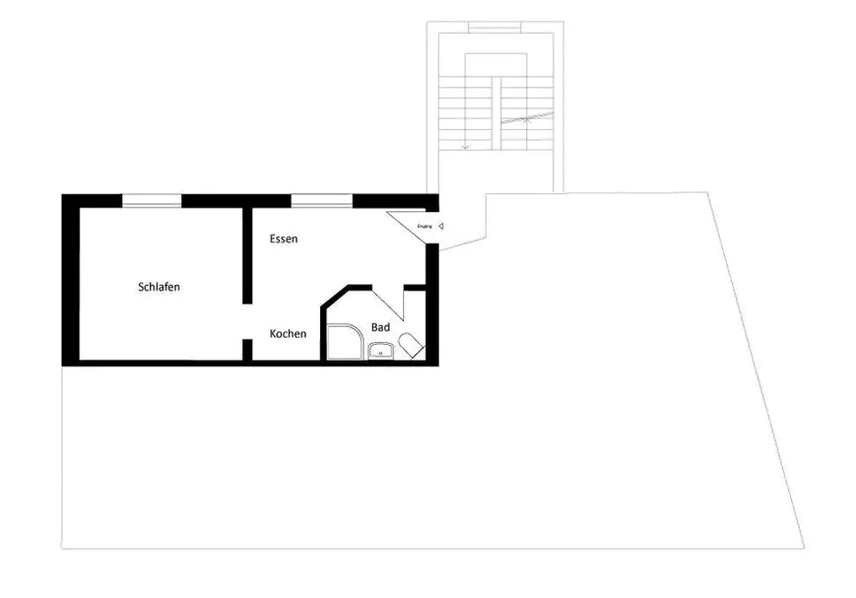 2 Zimmer Wohnung mit 27 m² in Schmalkalden – Bild 9