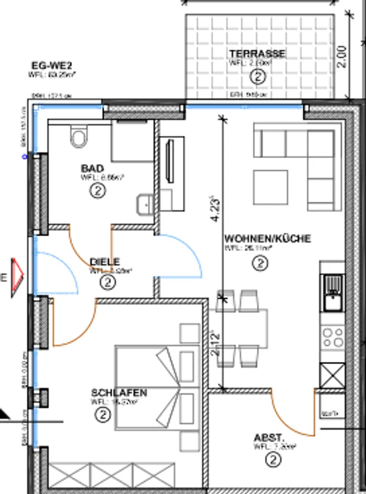 2 Zimmer Wohnung mit 63 m² in Oldenburg – Bild 5