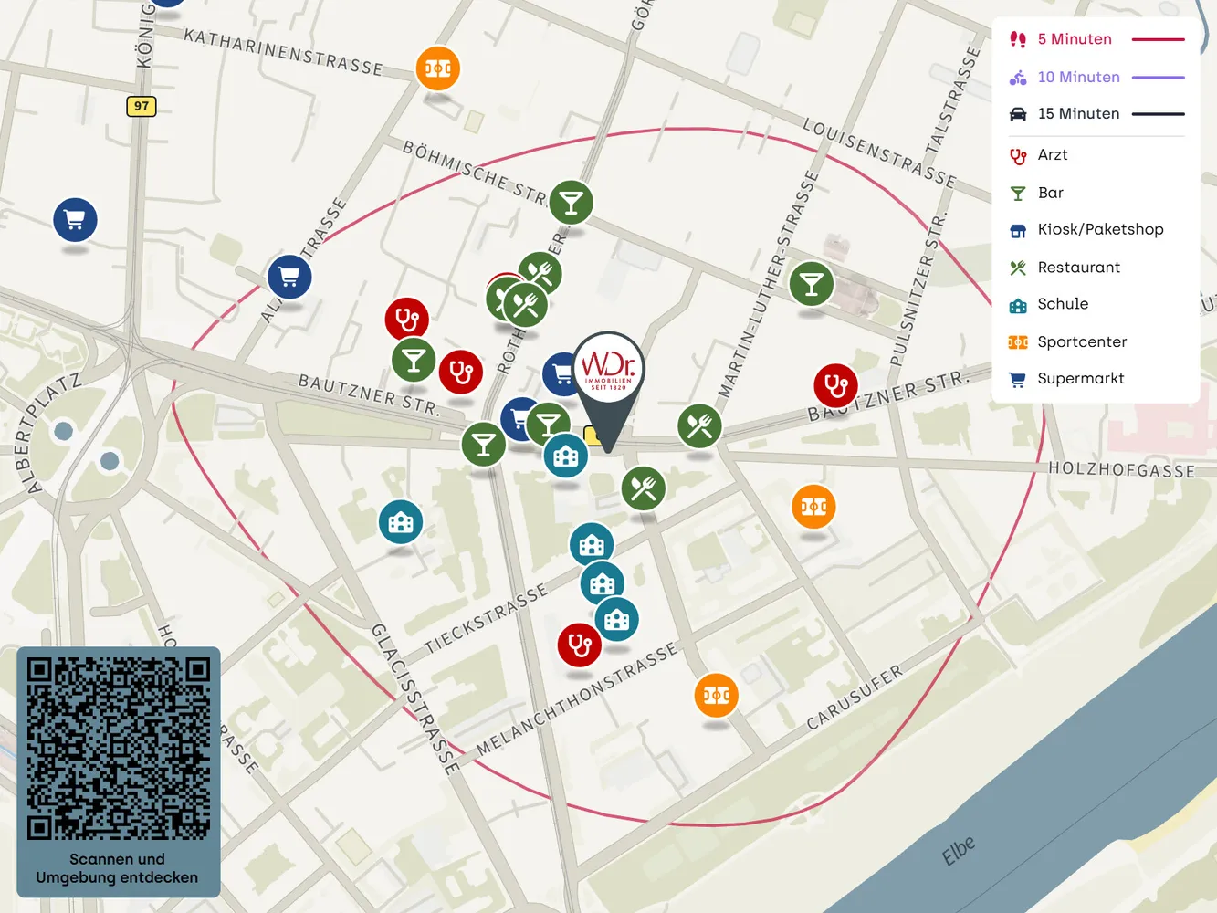 1 Zimmer Wohnung mit 24 m² in Dresden – Bild 6