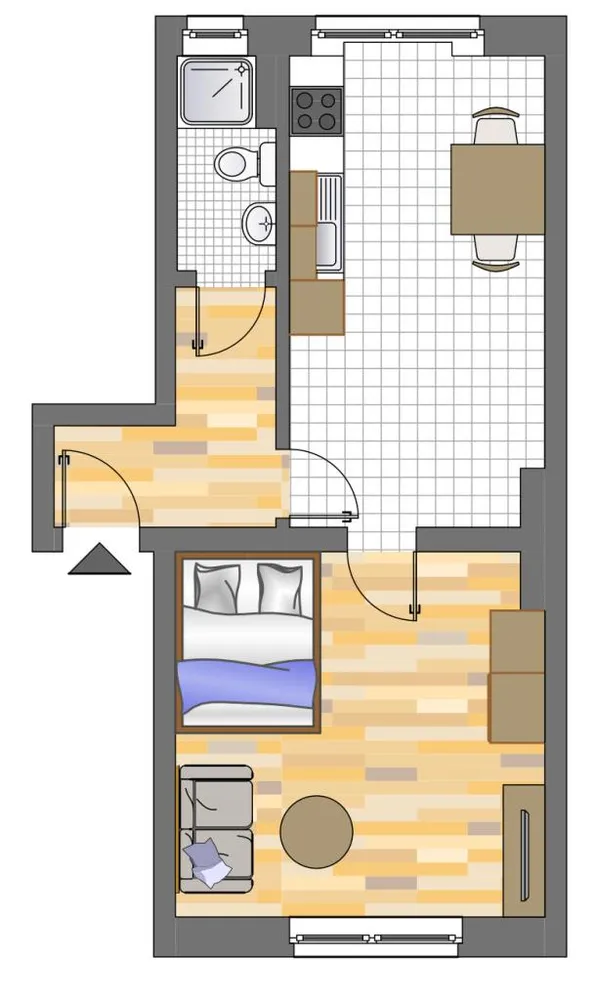 1 Zimmer Wohnung mit 38 m² in Dortmund – Bild 2