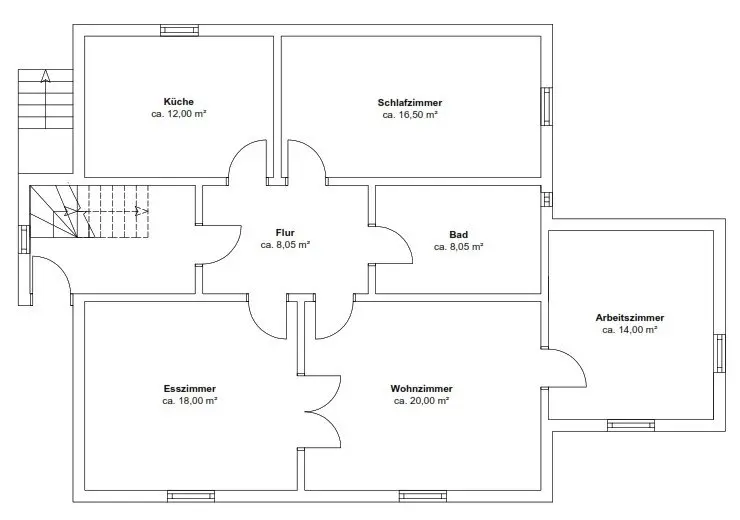 5 Zimmer Wohnung mit 98 m² in Halle (Saale) – Bild 5