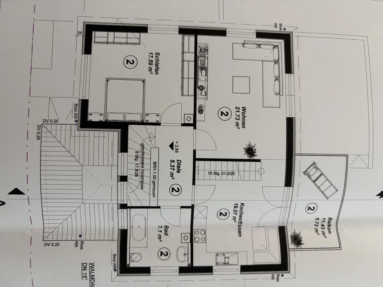 4 Zimmer Wohnung mit 95 m² in Tuttlingen – Bild 2