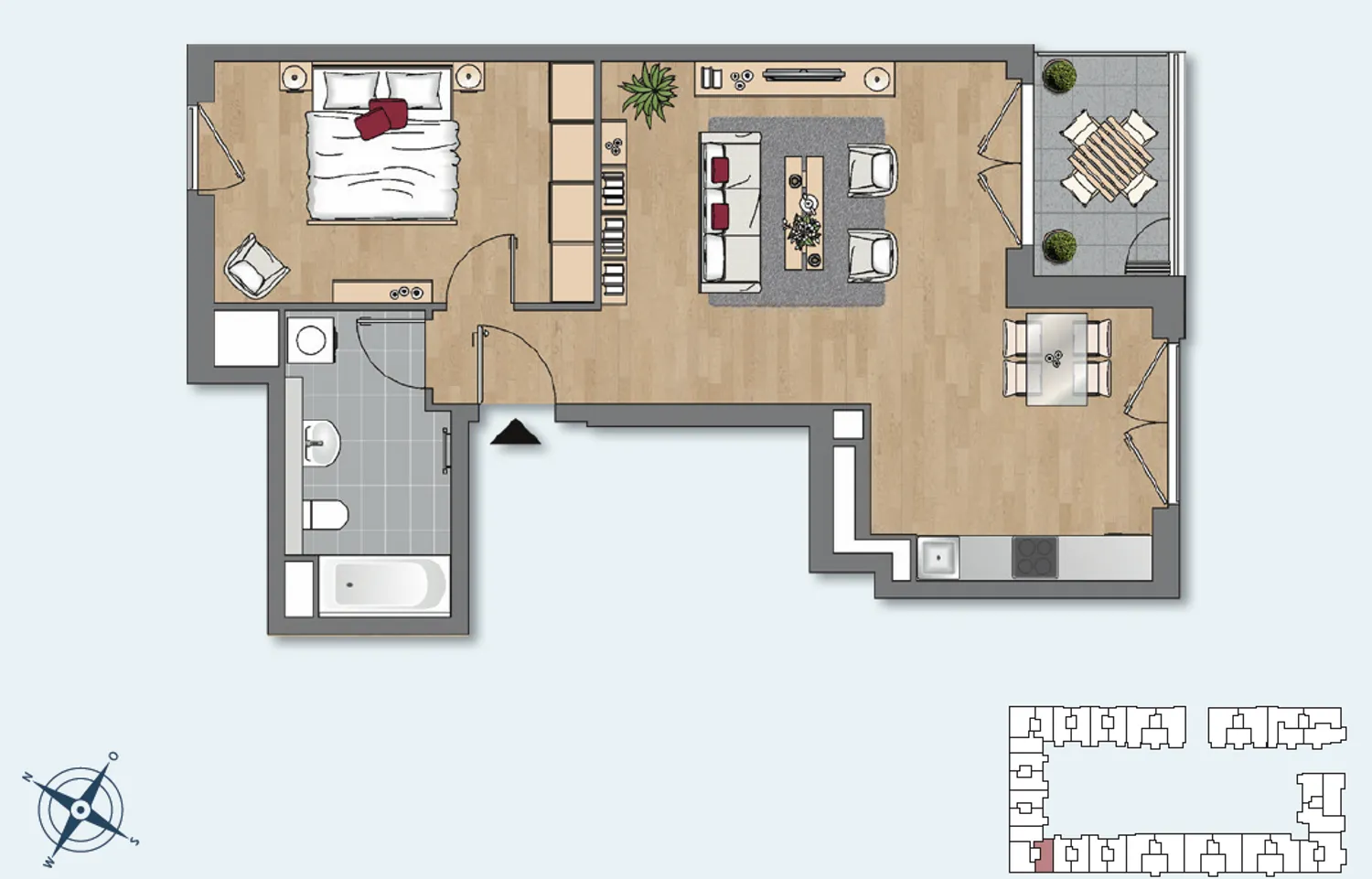 2 Zimmer Wohnung mit 62 m² in Berlin – Bild 10