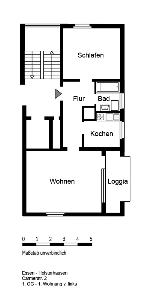 2 Zimmer Wohnung mit 58 m² in Essen – Bild 10