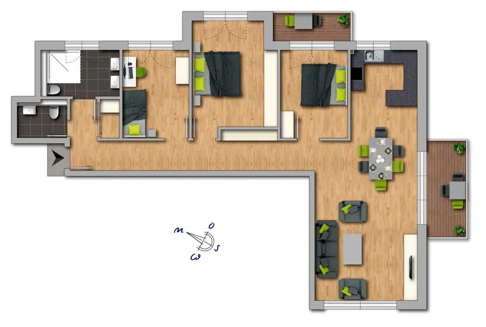 4 Zimmer Wohnung mit 122 m² in Iserlohn – Bild 4