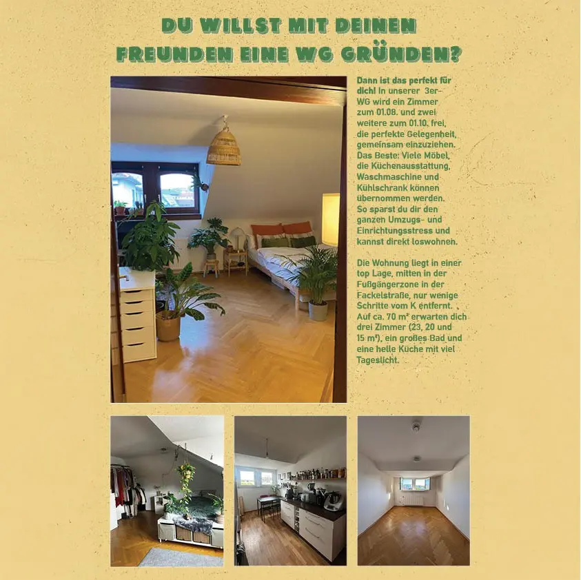 WG-Zimmer mit 59 m² in Kaiserslautern – Bild 9