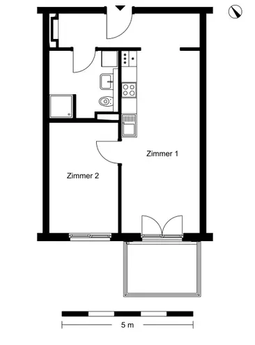 2 Zimmer Wohnung mit 49 m² in Berlin – Bild 4