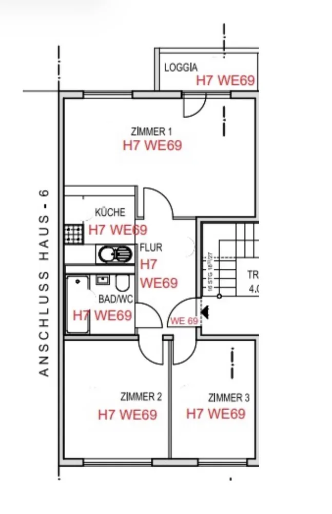 3 Zimmer Wohnung mit 57 m² in Halle (Saale) – Bild 12