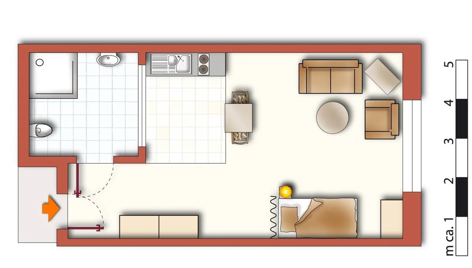 1 Zimmer Wohnung mit 45 m² in Wurzen – Bild 10