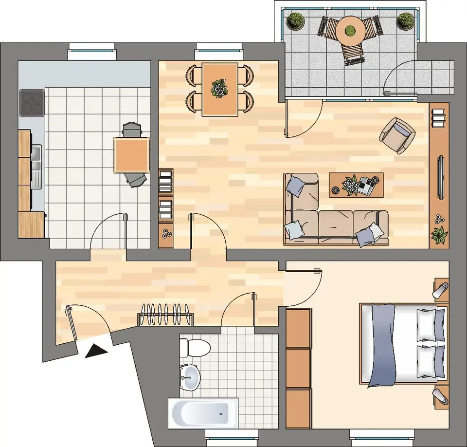2 Zimmer Wohnung mit 63 m² in Dortmund – Bild 3
