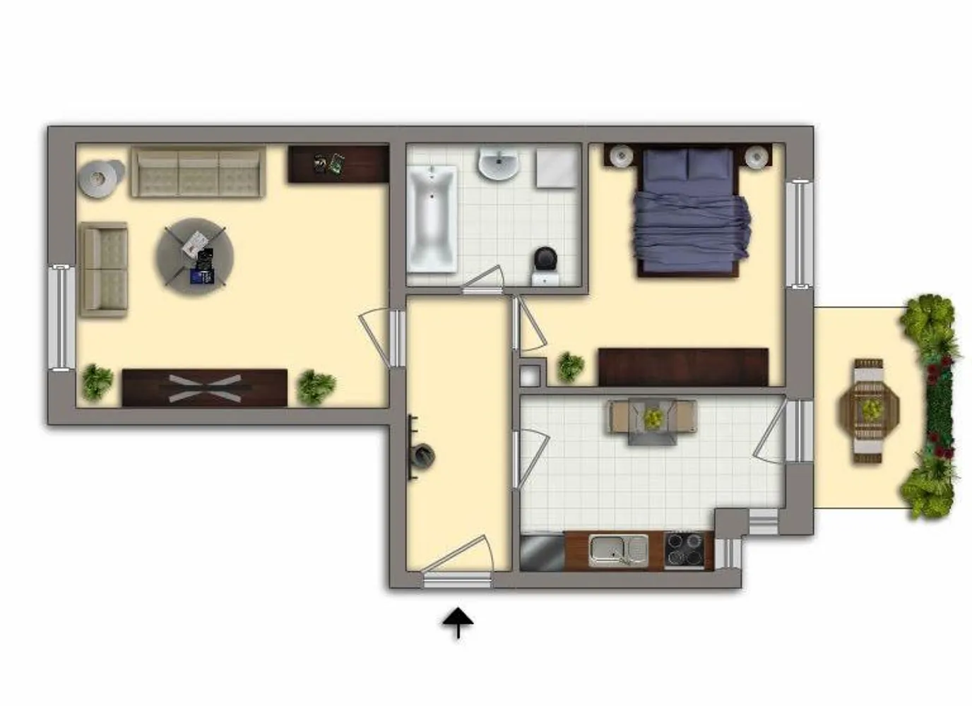 2 Zimmer Wohnung mit 53 m² in Chemnitz – Bild 4
