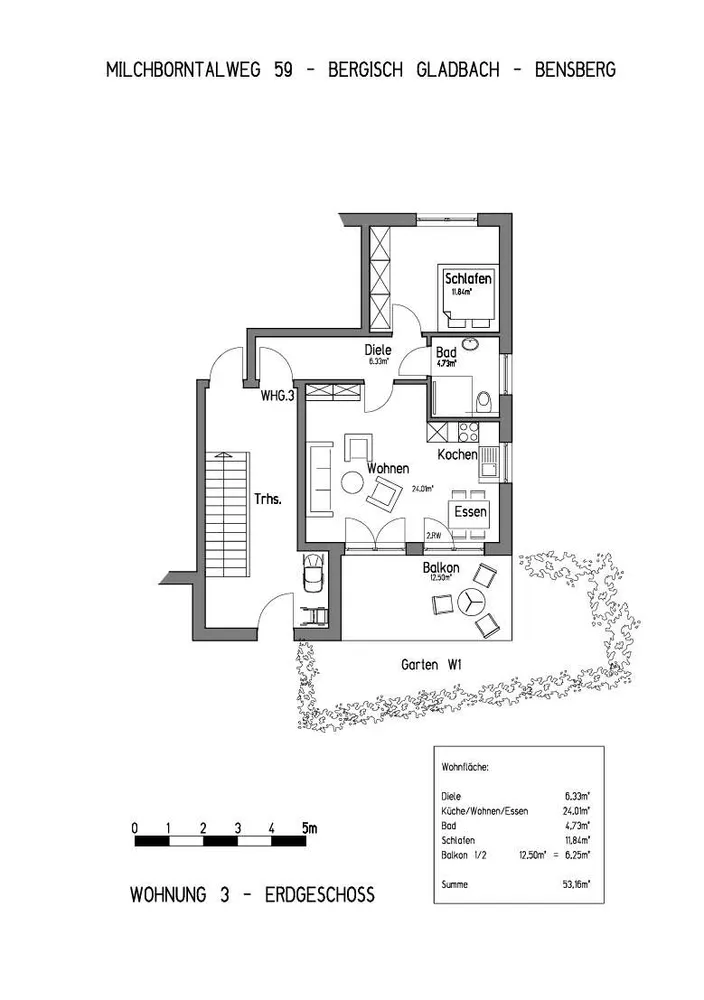 2 Zimmer Wohnung mit 53 m² in Bergisch Gladbach – Bild 4