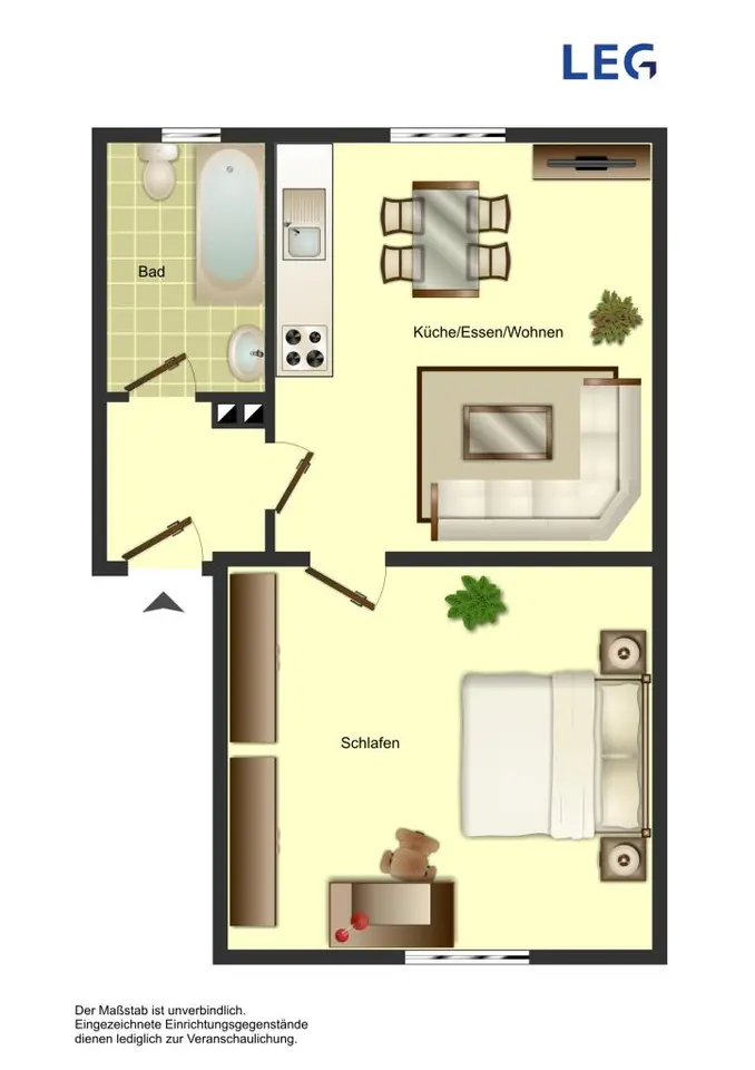 2 Zimmer Wohnung mit 68 m² in Hamm – Bild 6