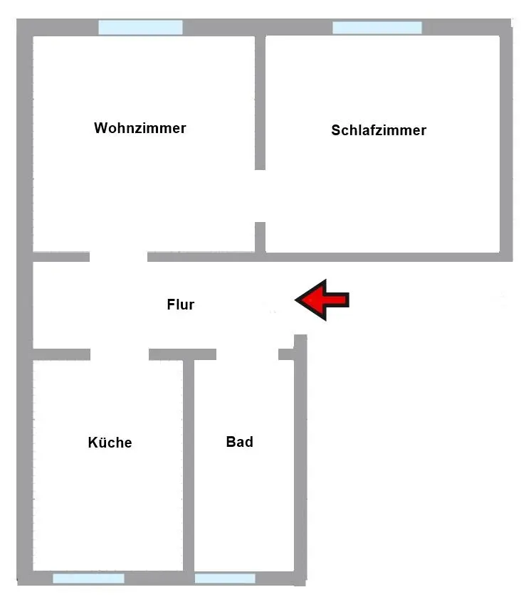 2 Zimmer Wohnung mit 45 m² in Lüdenscheid – Bild 5