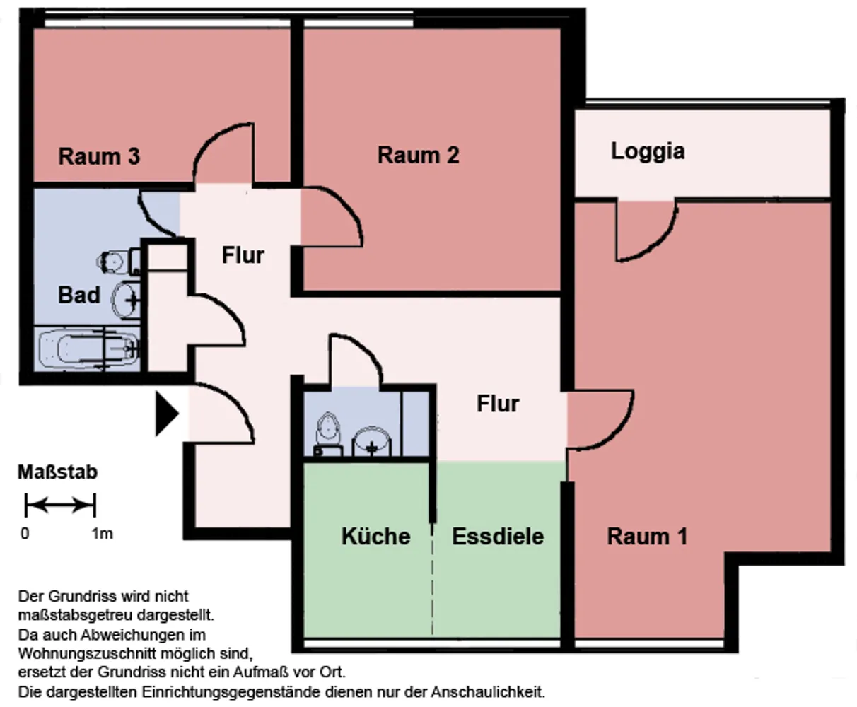 3 room apartment with 82 m² in Dortmund – Photo 3