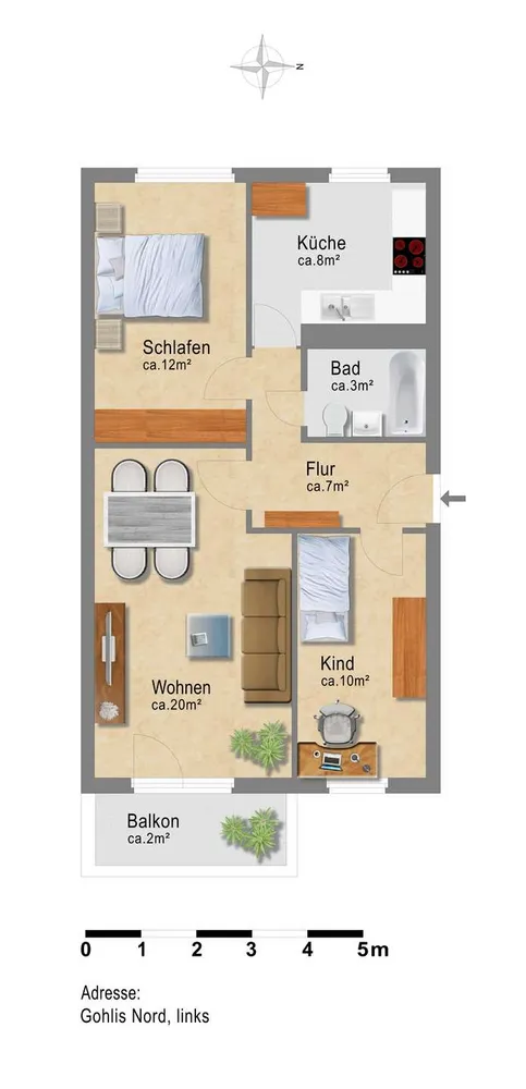 3 Zimmer Wohnung mit 62 m² in Leipzig – Bild 10