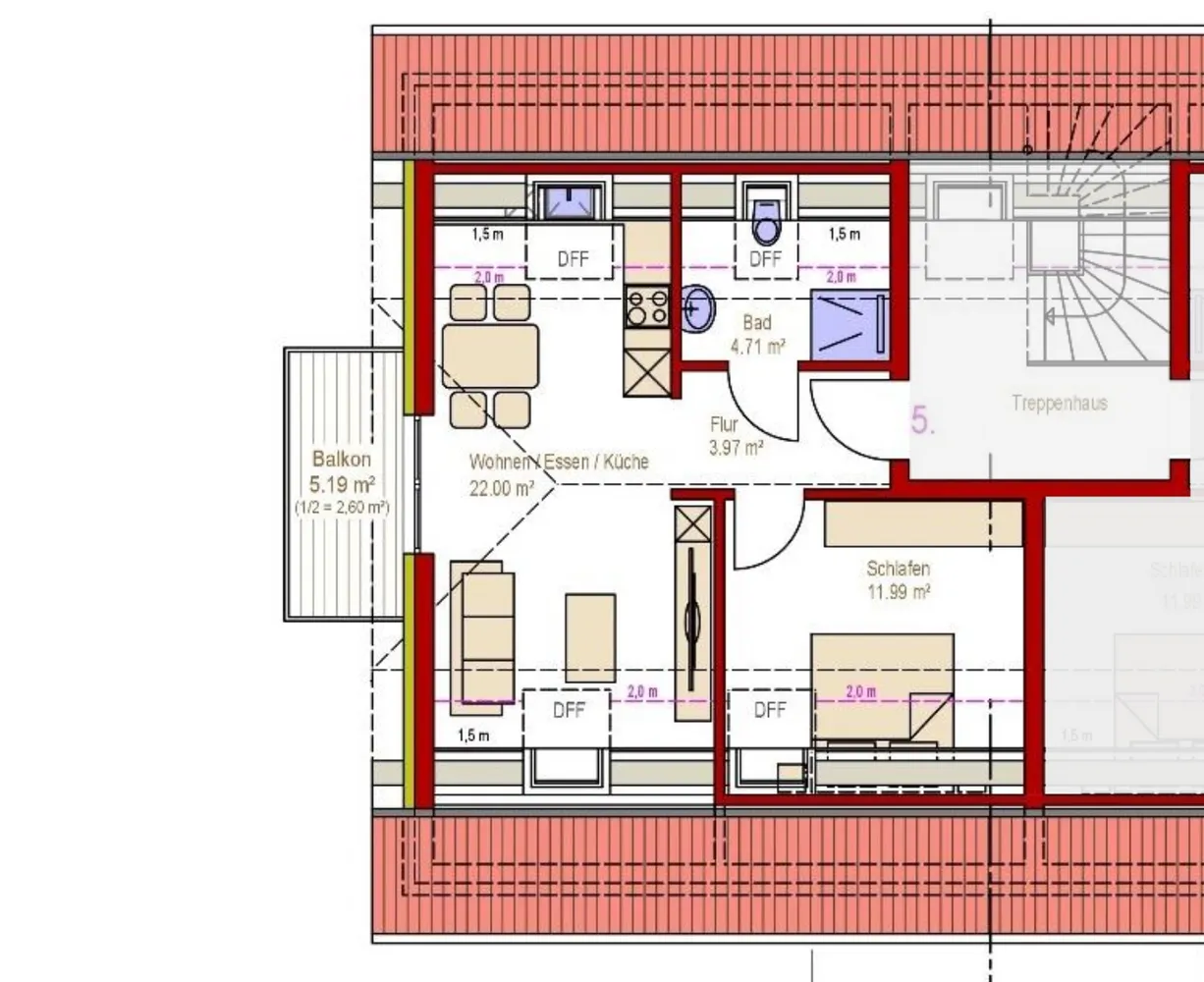 2 Zimmer Wohnung mit 46 m² in München – Bild 10