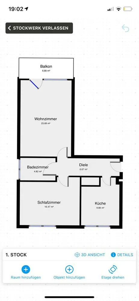 3 Zimmer Wohnung mit 63 m² in Essen – Bild 2