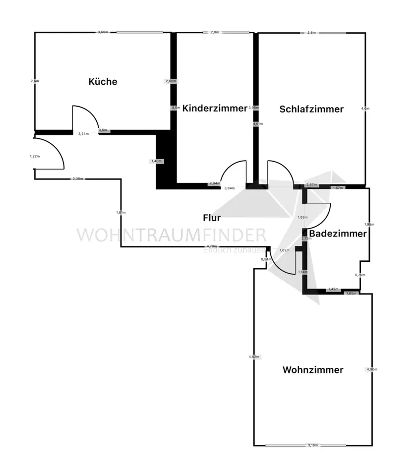 3 Zimmer Wohnung mit 59 m² in Zwickau – Bild 10