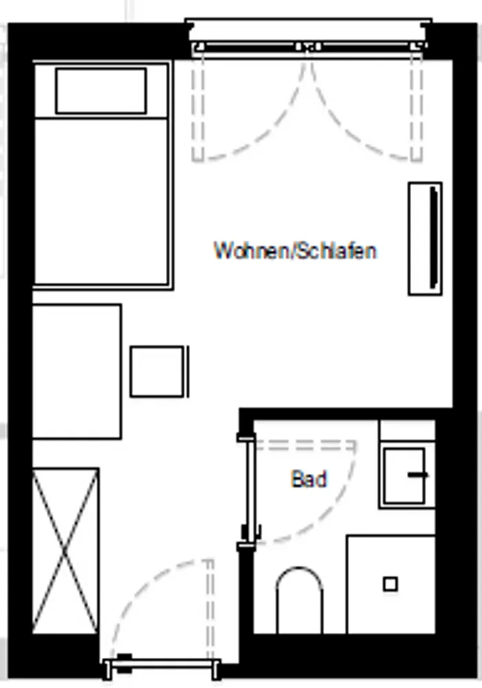 1 Zimmer Wohnung mit 32 m² in Mannheim – Bild 9