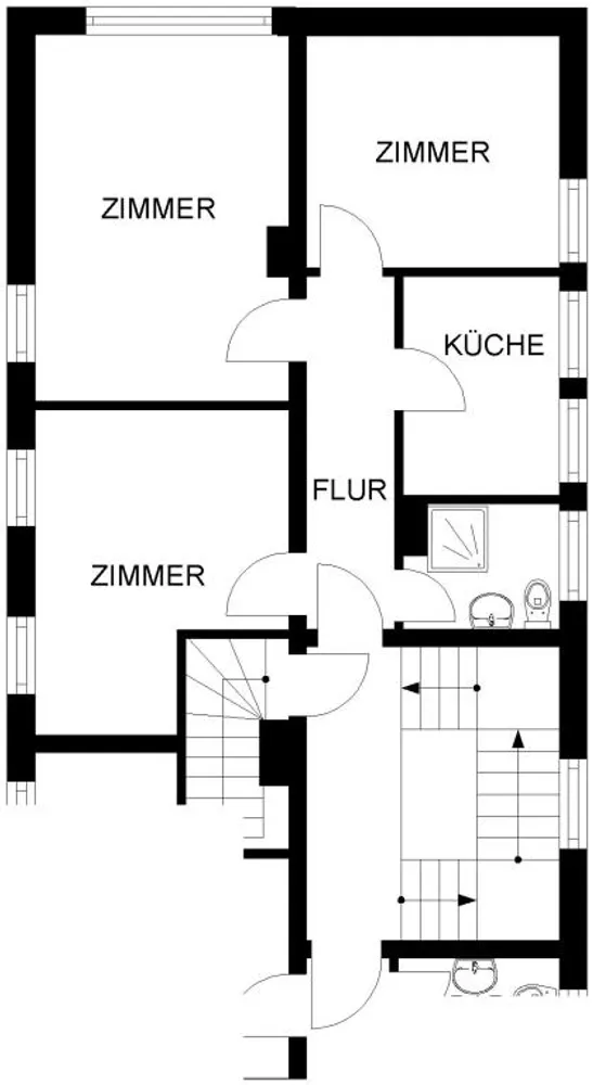 3 Zimmer Wohnung mit 60 m² in Hagen – Bild 2