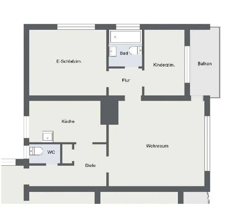 4 Zimmer Wohnung mit 72 m² in Dortmund – Bild 7