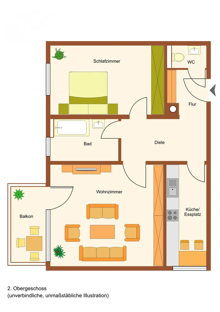 3 Zimmer Wohnung mit 51 m² in Stuttgart – Bild 4