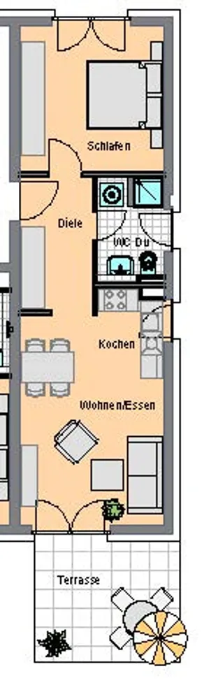 2 Zimmer Wohnung mit 51 m² in Frankfurt am Main – Bild 4