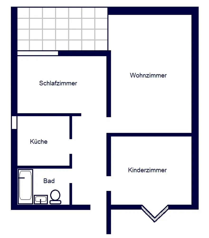 3 Zimmer Wohnung mit 68 m² in Bochum – Bild 1