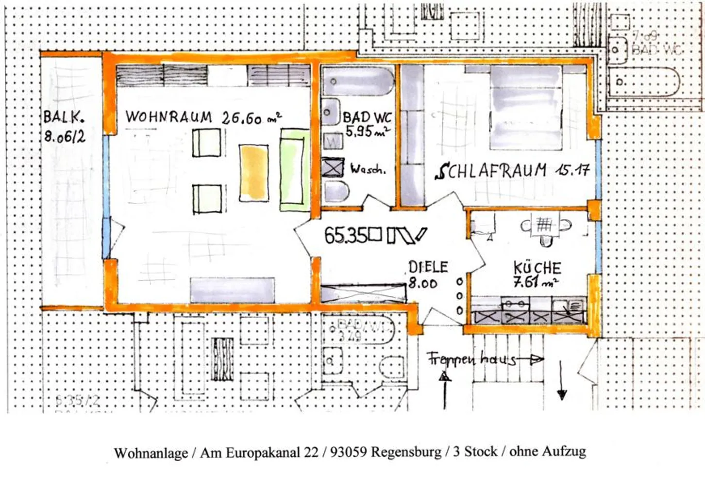 2 Zimmer Wohnung mit 65 m² in Regensburg – Bild 7