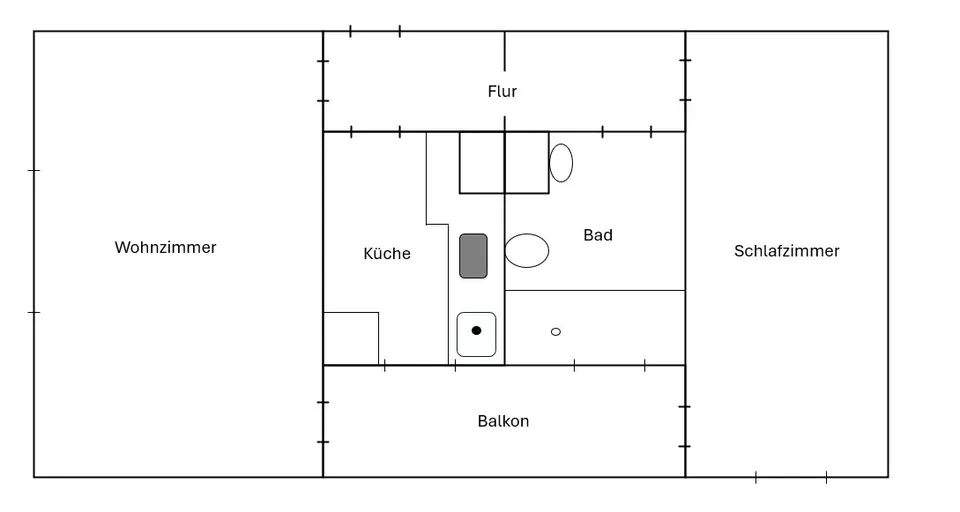 2 Zimmer Wohnung mit 60 m² in Göttingen – Bild 8
