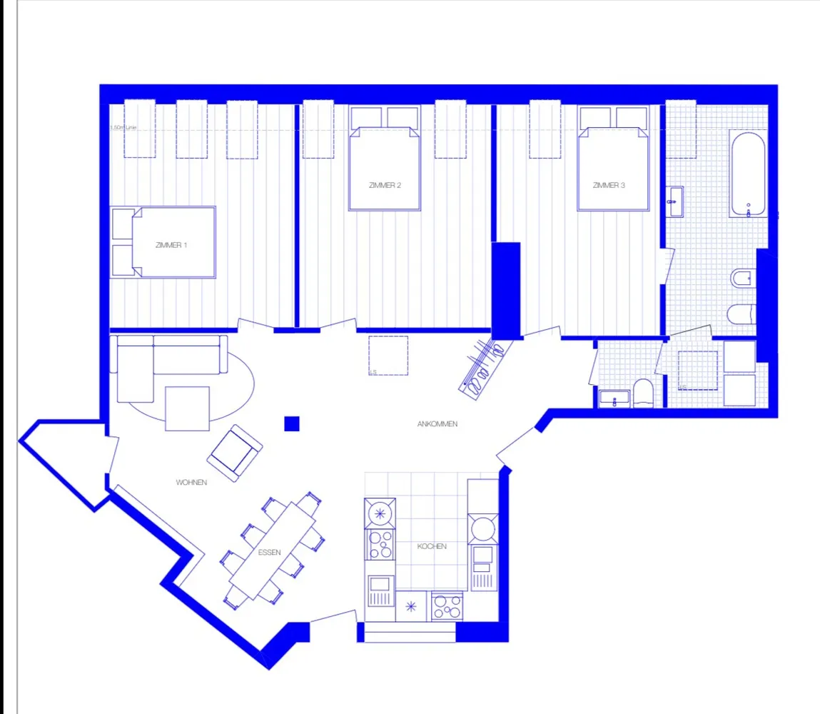 4 Zimmer Wohnung mit 103 m² in Berlin – Bild 3