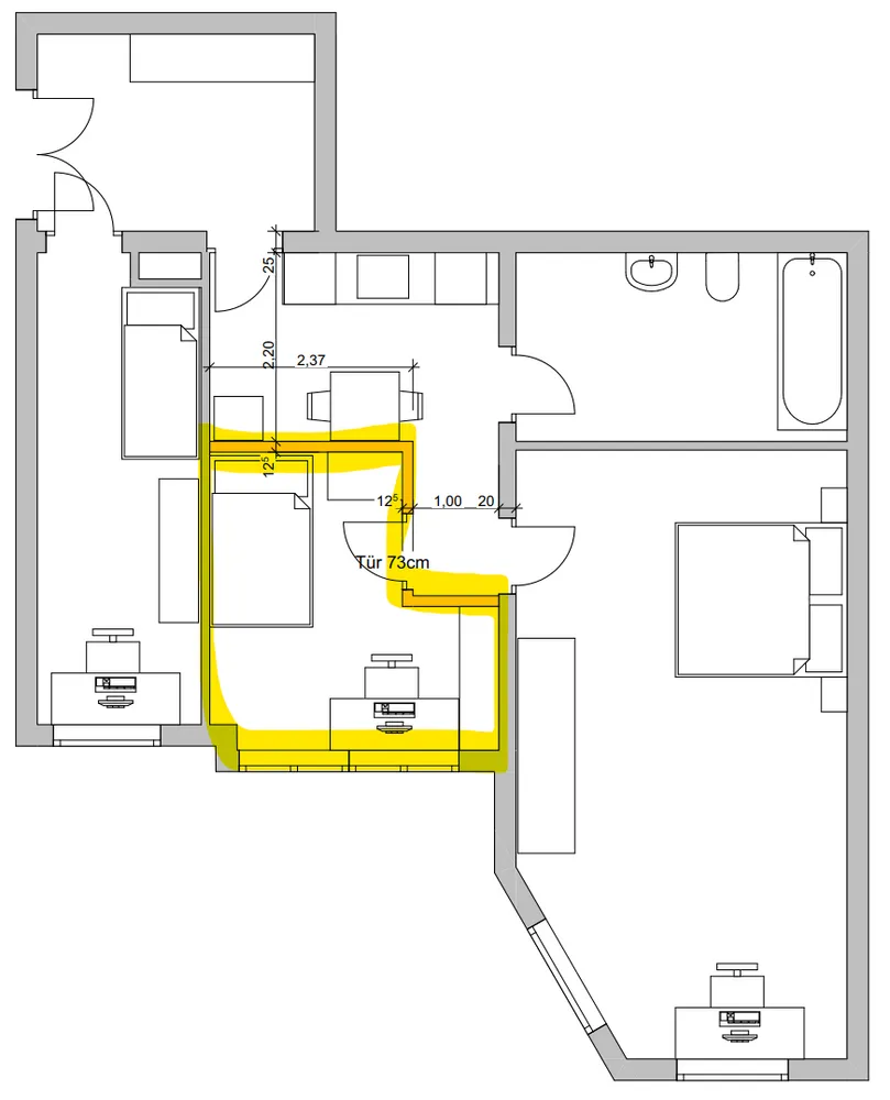 1 Zimmer Wohnung mit 8 m² in Leipzig – Bild 10
