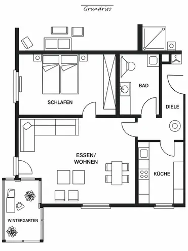 3 Zimmer Wohnung mit 64 m² in Gelsenkirchen – Bild 1