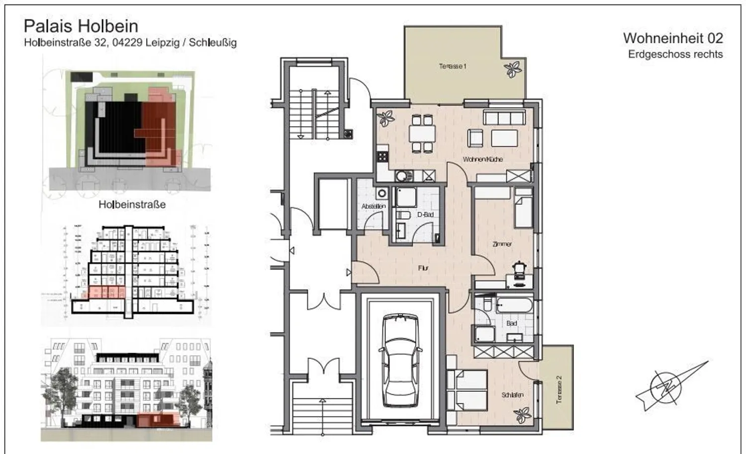 3 Zimmer Wohnung mit 100 m² in Leipzig – Bild 2