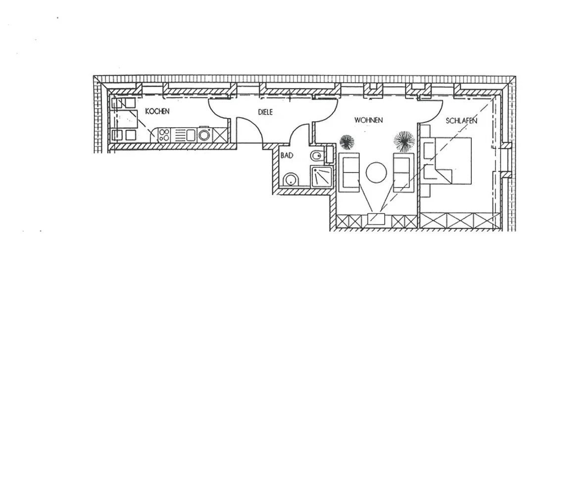 2 Zimmer Wohnung mit 49 m² in Dresden – Bild 2
