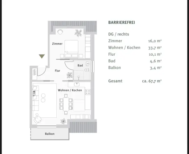 2 Zimmer Wohnung mit 68 m² in Berlin – Bild 5