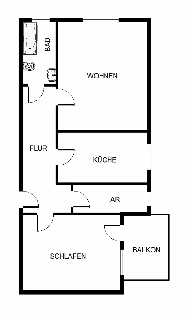 2 Zimmer Wohnung mit 66 m² in Essen – Bild 8