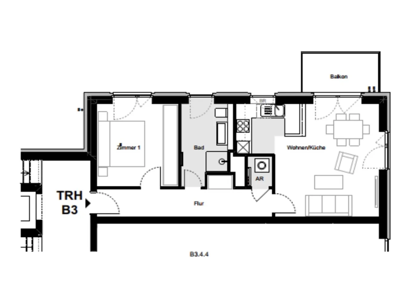 2 Zimmer Wohnung mit 63 m² in Hamburg – Bild 4