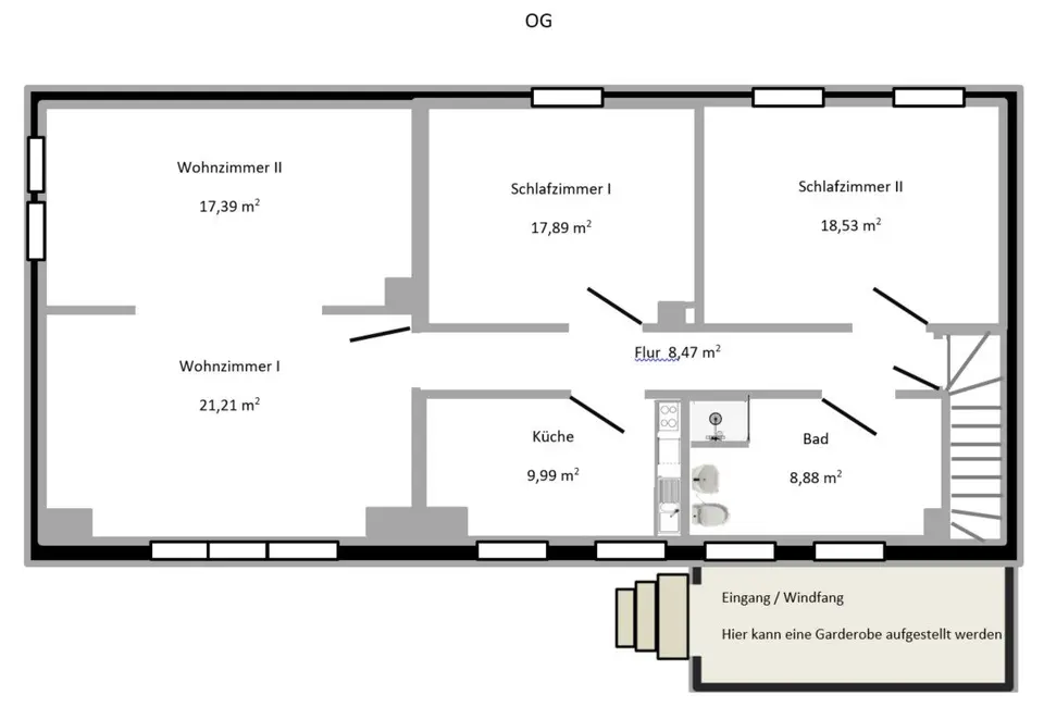 4 Zimmer Wohnung mit 98 m² in Hannover – Bild 5