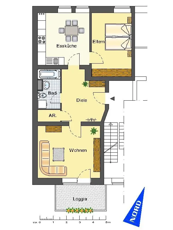 2 Zimmer Wohnung mit 53 m² in Recklinghausen – Bild 3
