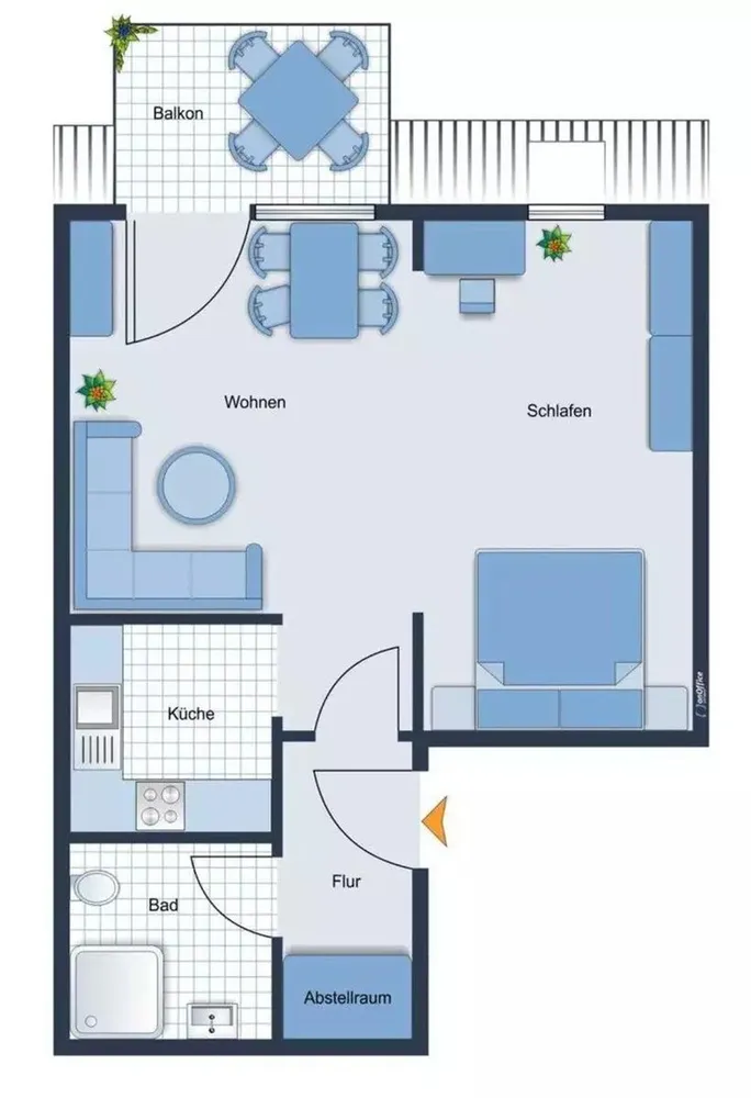 1 Zimmer Wohnung mit 33 m² in Kiel – Bild 6