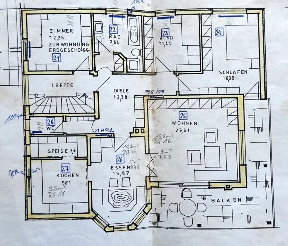 4 Zimmer Wohnung mit 110 m² in Straubing – Bild 2