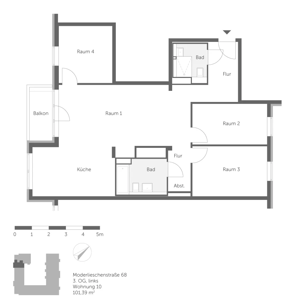 4 Zimmer Wohnung mit 101 m² in Berlin – Bild 4
