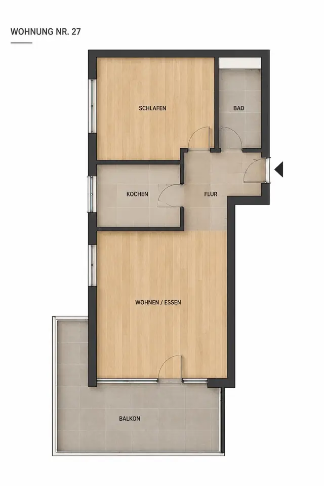 2 Zimmer Wohnung mit 67 m² in Heilbronn – Bild 5