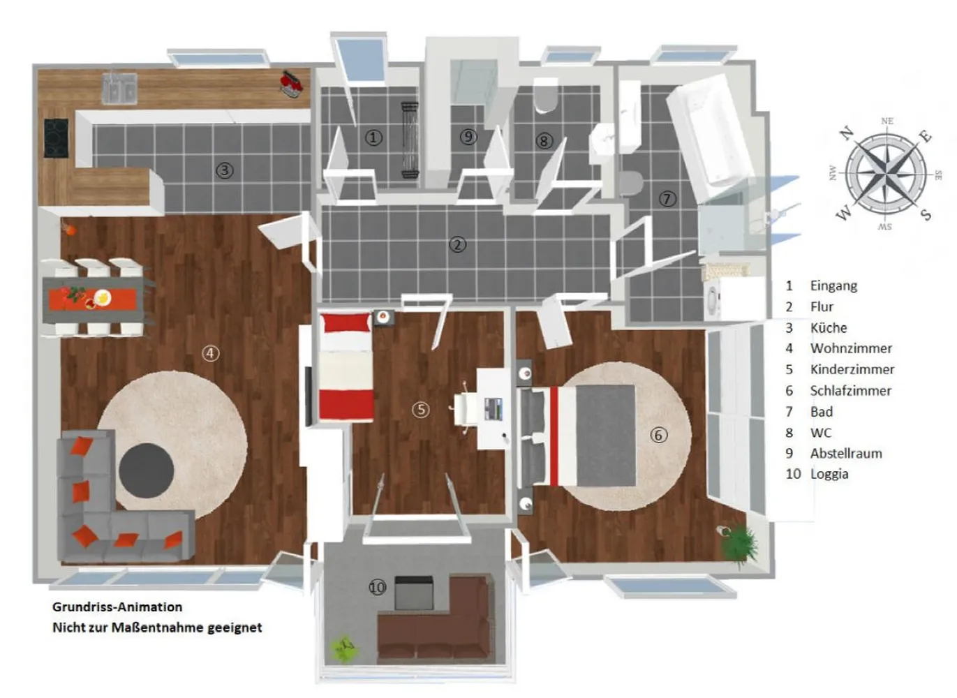3 Zimmer Wohnung mit 82 m² in Nürnberg – Bild 11