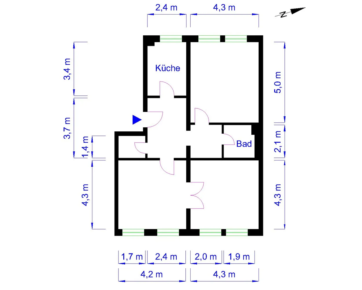 3 room apartment with 86 m² in Magdeburg – Photo 4